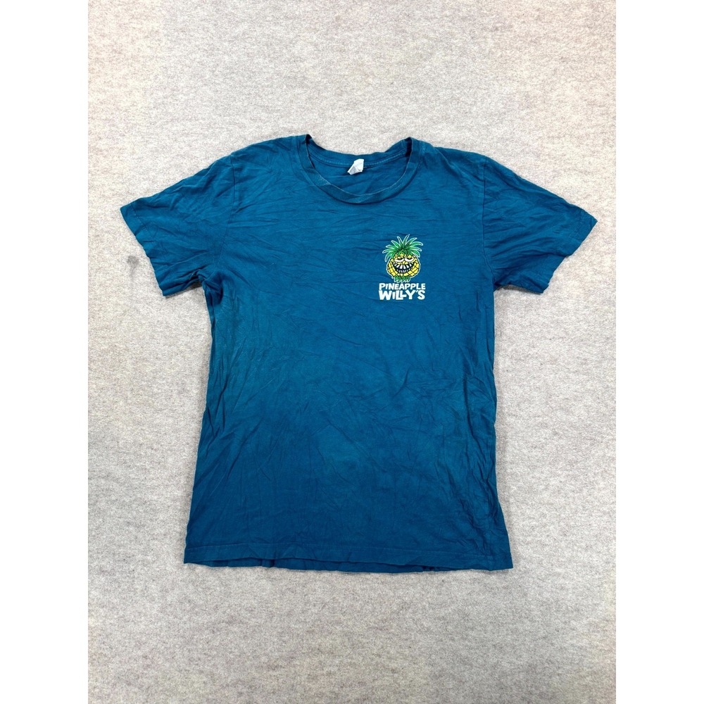 Bella Canvas Pineapple Willys T Shirt Mens Medium Blue Graphic Panama City Beach